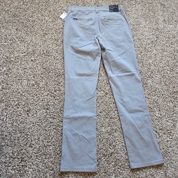 RSQ Slim Straight Chino Pants Mens Size: 29x32 Gray Casual Skate Streetwear NWT - Picture 2 of 7